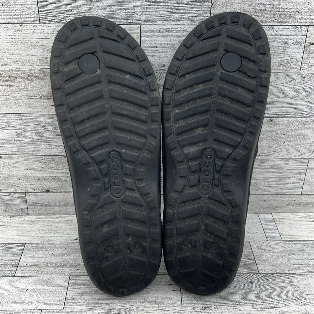 Crocs Classic Black Comfort Flip Flop Sandals 202635 Men Size‎ 11